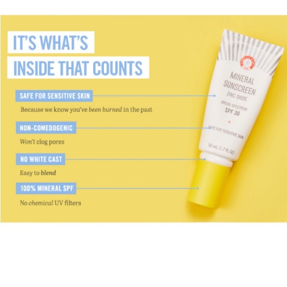 First Aid Beauty Mineral Sunscreen Zinc Oxide, Broad Spectrum, SPF 30 BNIB - Picture 14 of 14